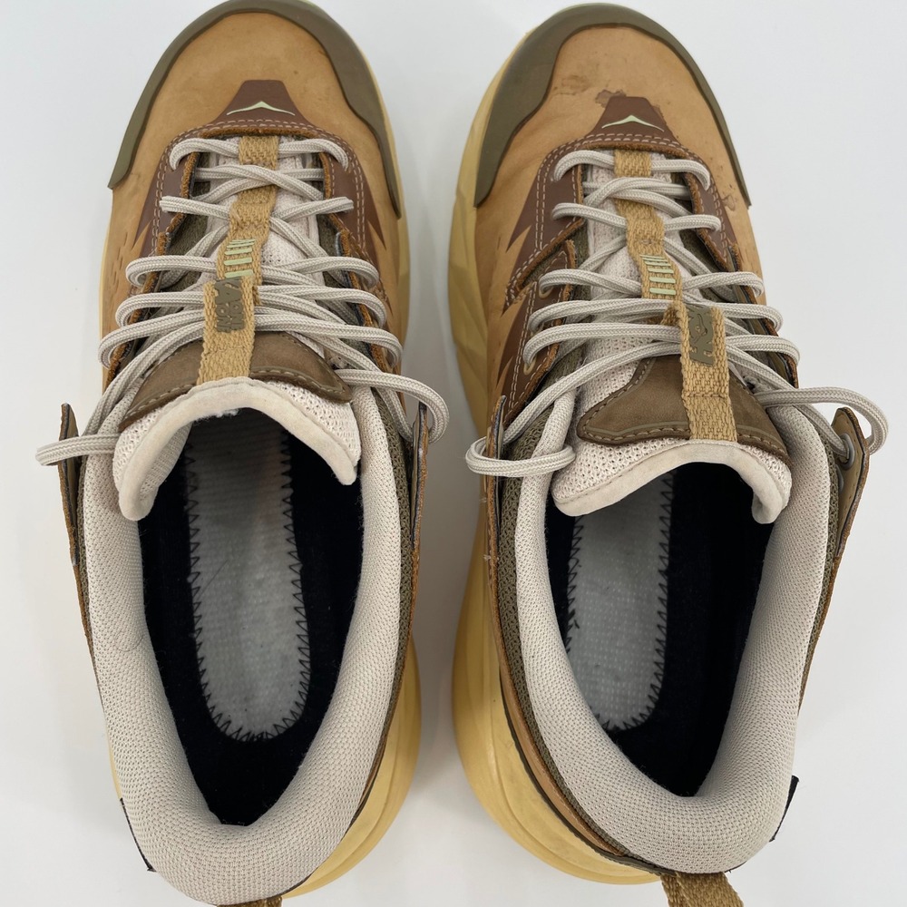Hoka Kaha Low GTX Waterproof‎ Hiking Shoes 1150913 Mens 8.5 Womens 9.5 Tan Brown - Picture 6 of 9